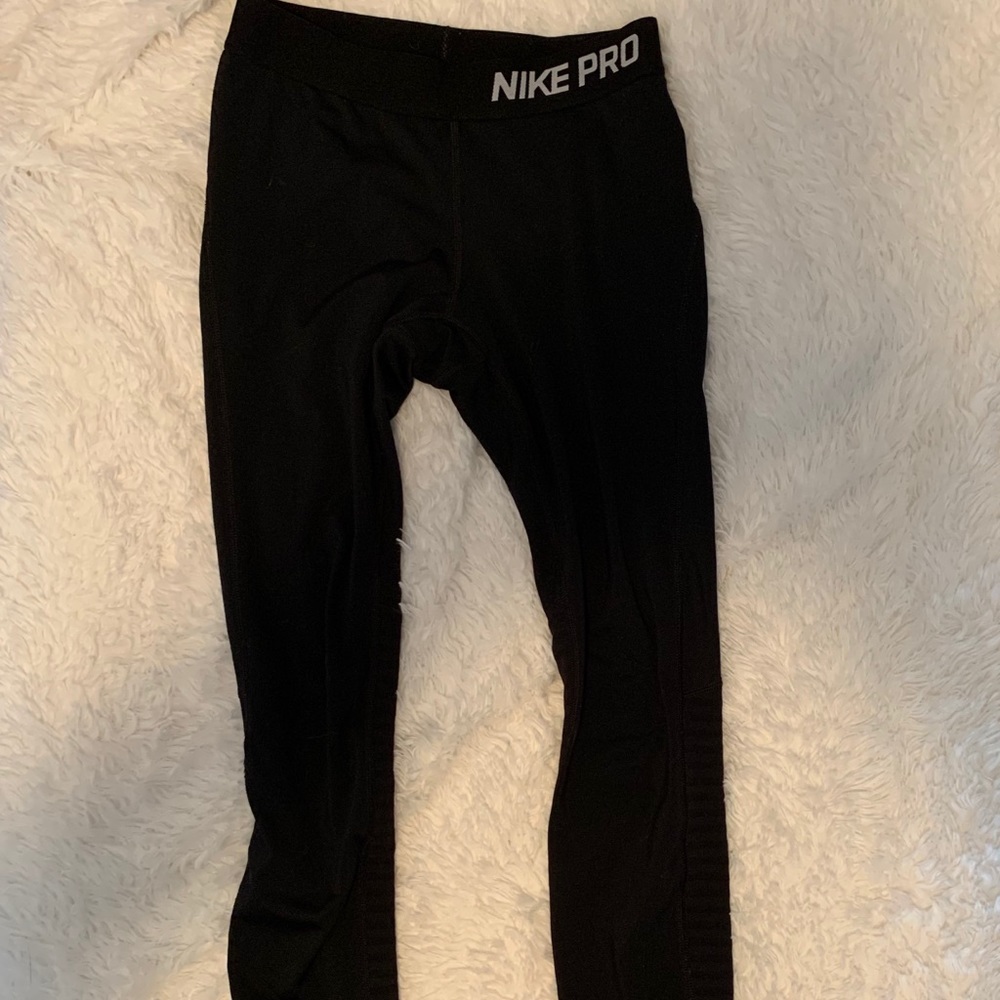 Nike Pro dry fit leggings, size Kids M